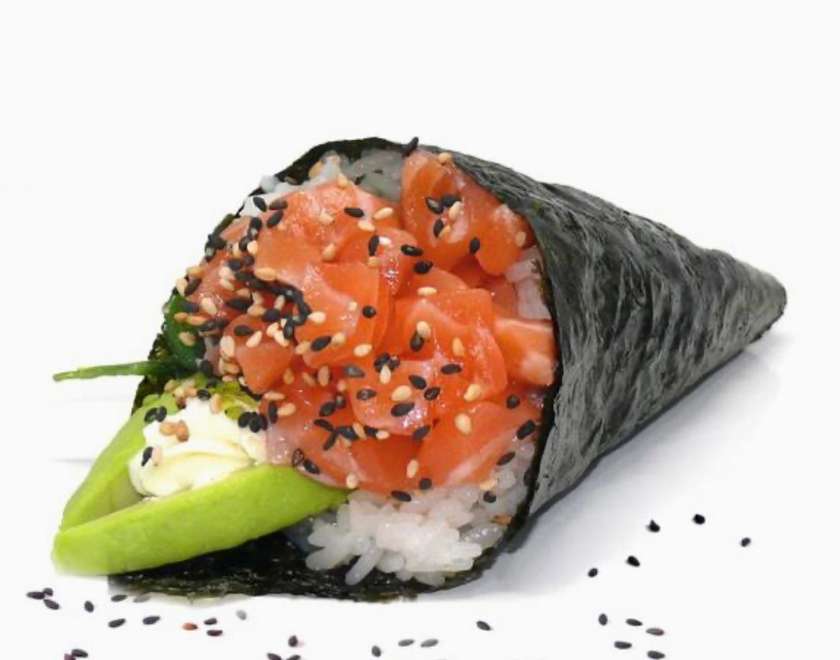 Temaki de Salmão