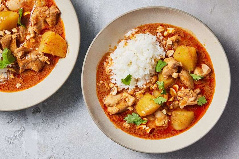 Massaman Curry with Chicken🌶️🌶️ WITH RICE