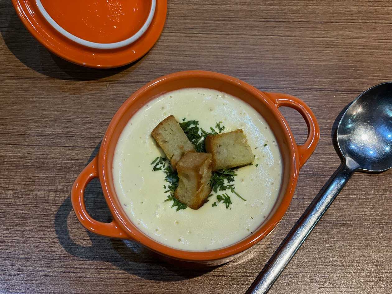 Cheese cream soup