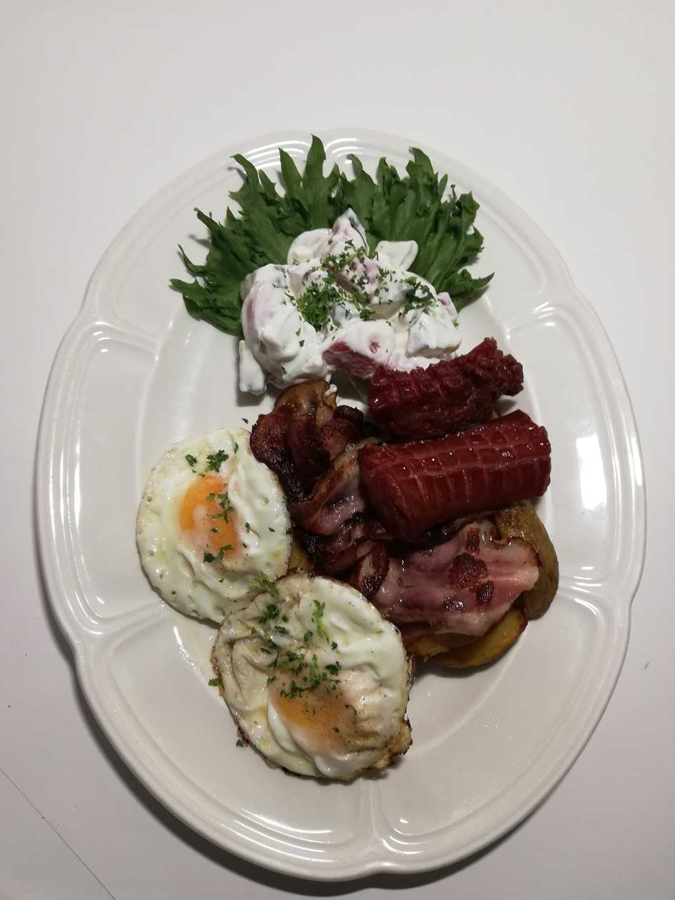 Hahn's breakfast  for late risers