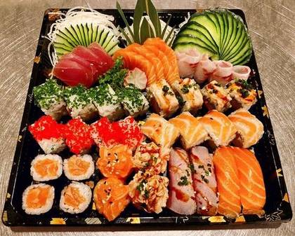S1.Sushi e Sashimi 42pçs