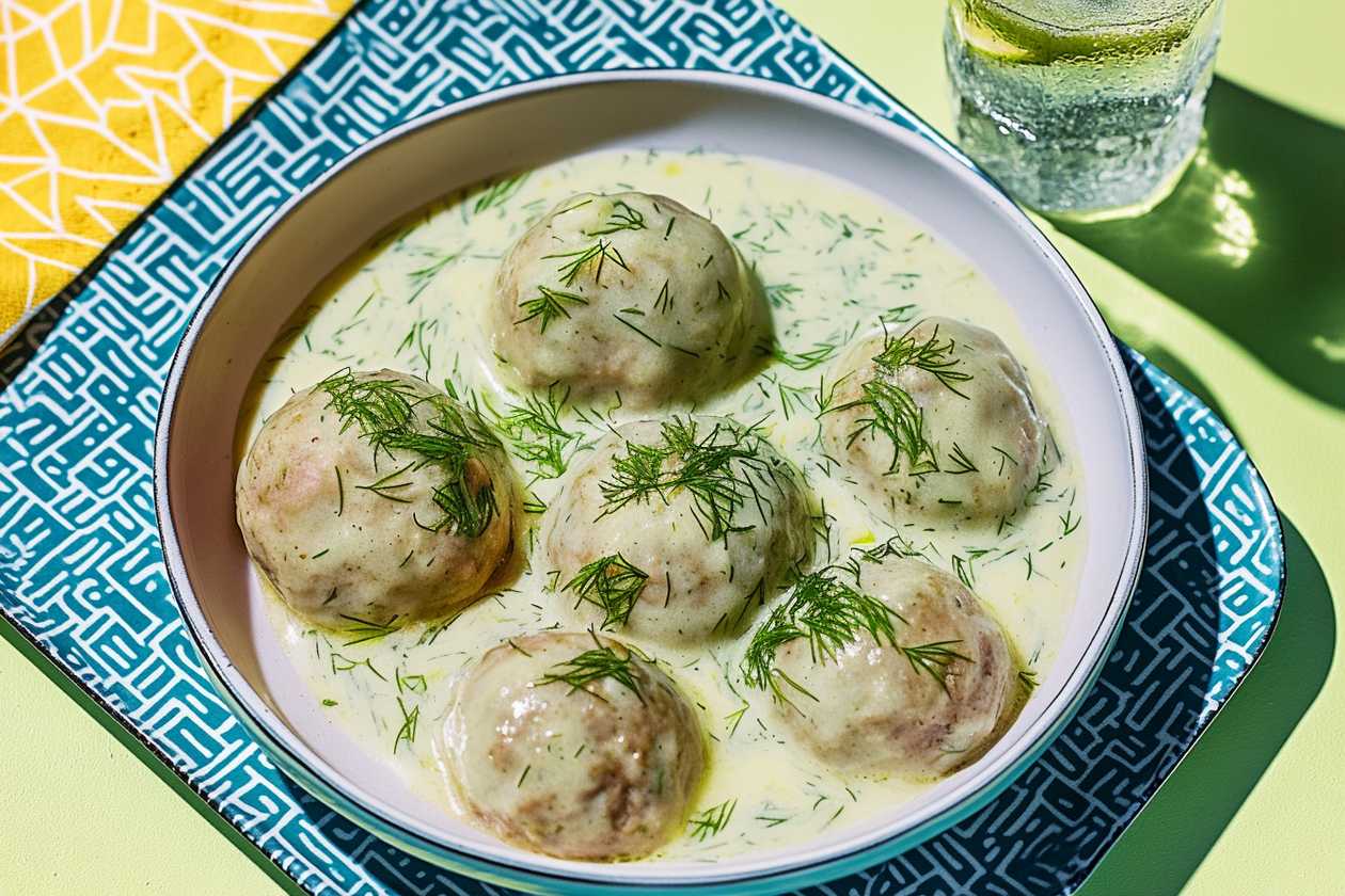 Meatballs in Dill Sauce