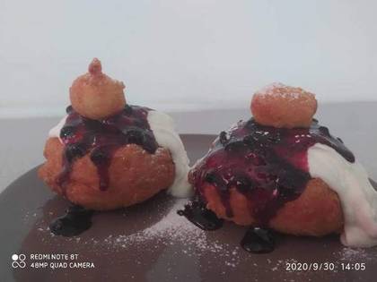 Fried Rumanian Cheese Donut
