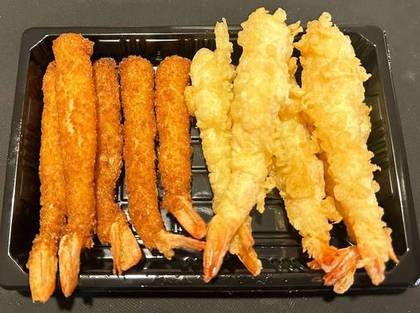 M117.Gambas Panadas com Tempura de Gambas