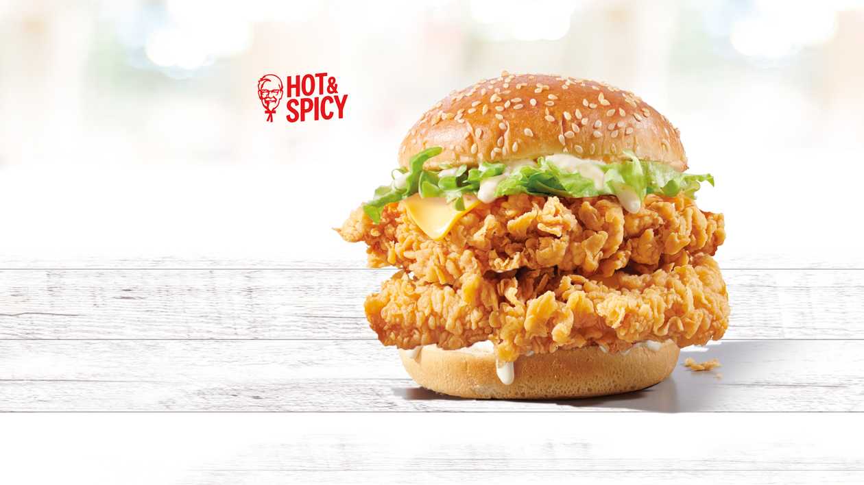 Double Zinger Cheese Burger