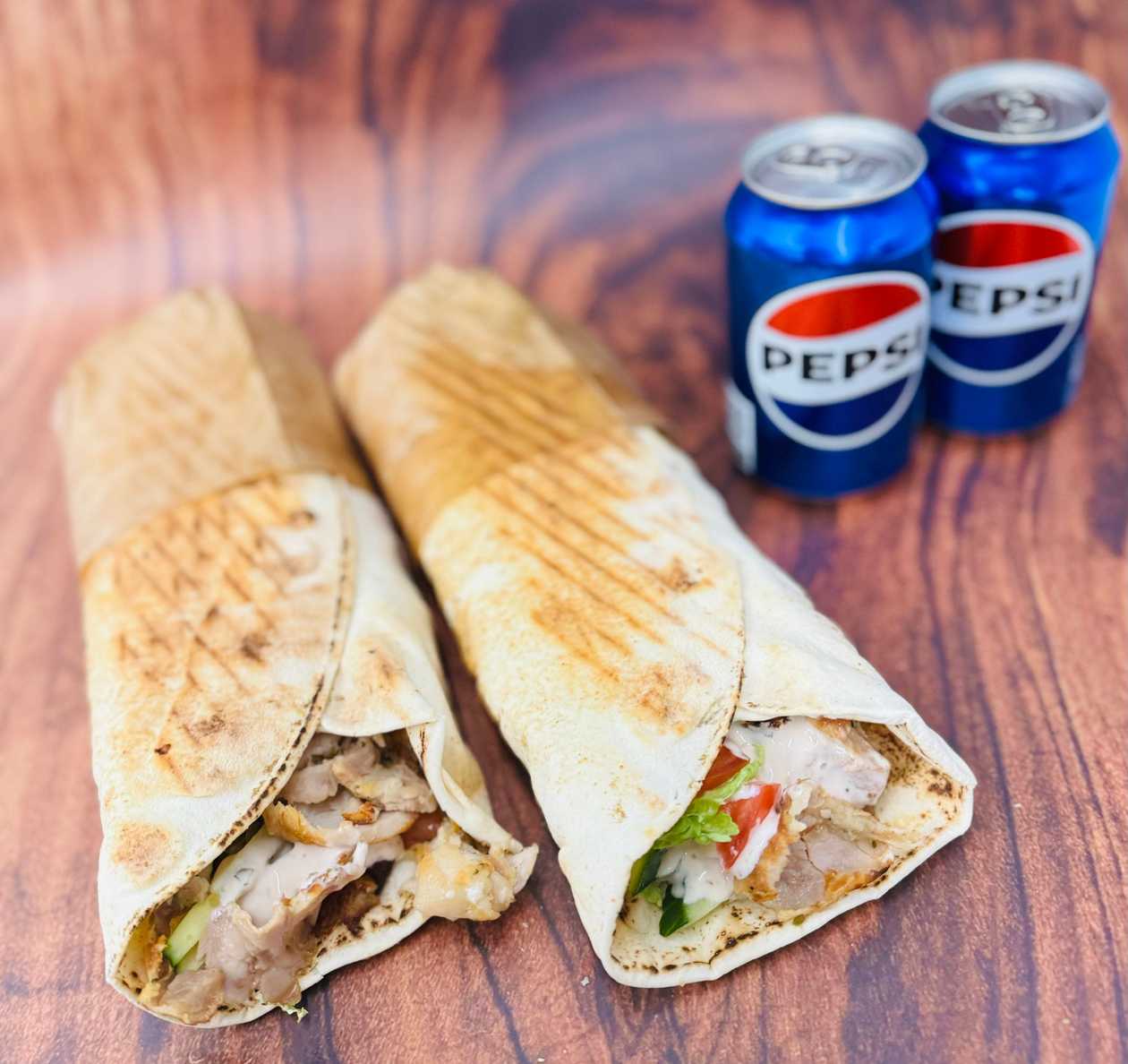 2 big clasic kebab + 2 pepsi