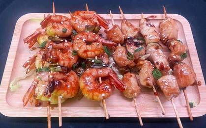 M112.Espetadas de Gambas e Frango