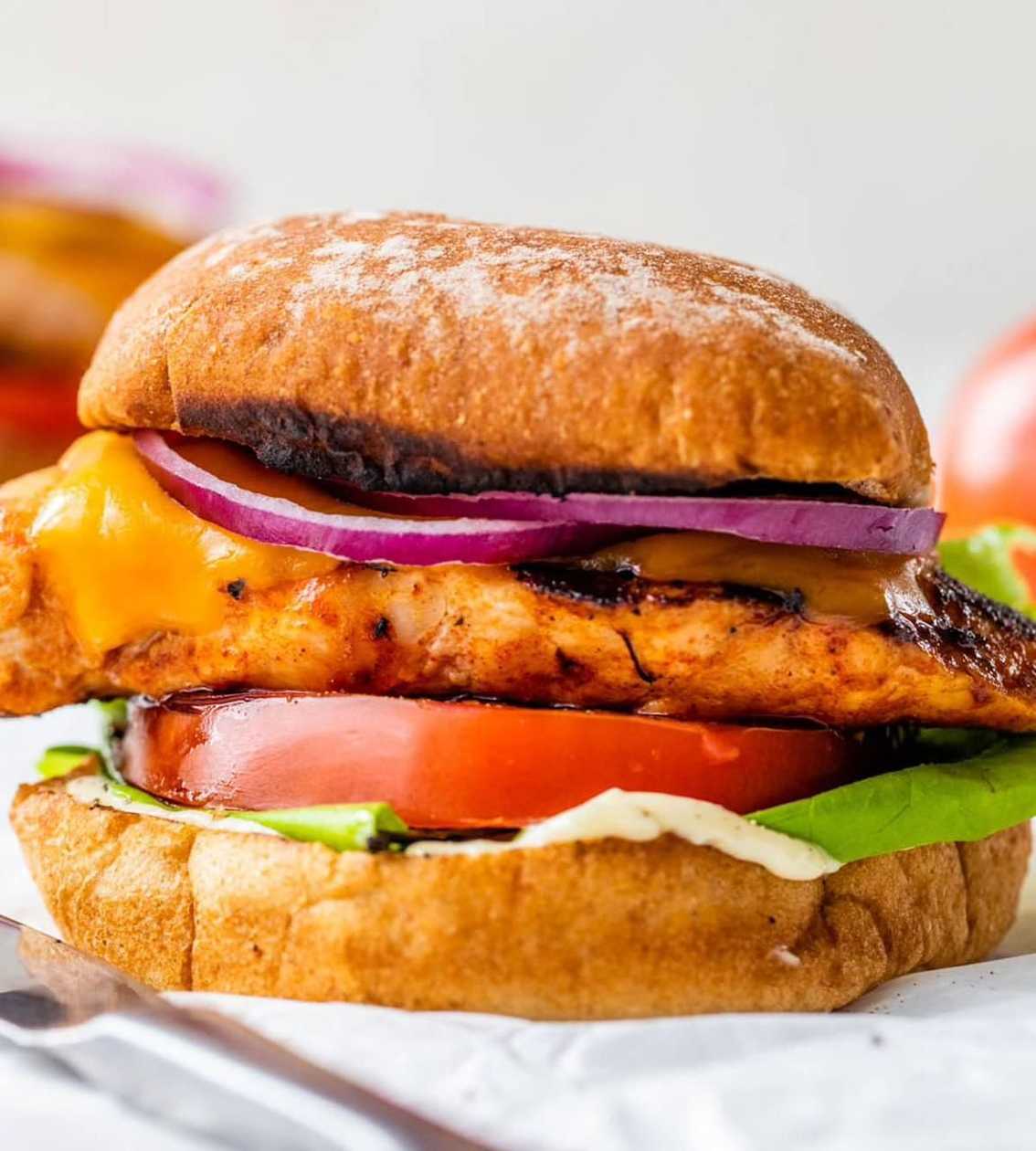 Plain Chicken Burger