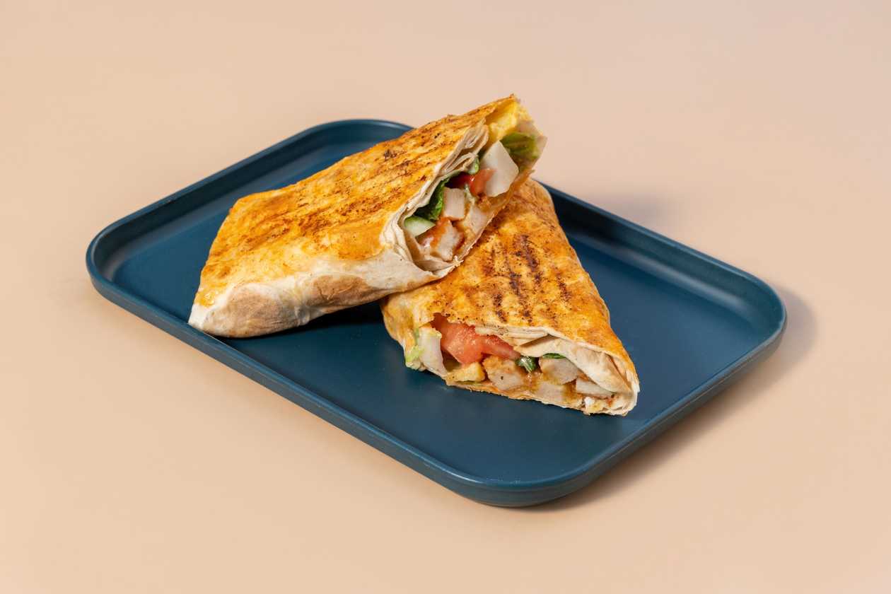 Chicken Schnitzel Wrap