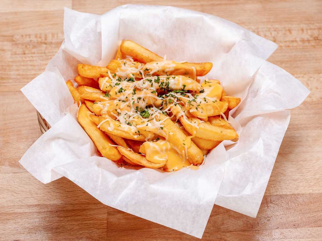 Spicy fries with jalapeños