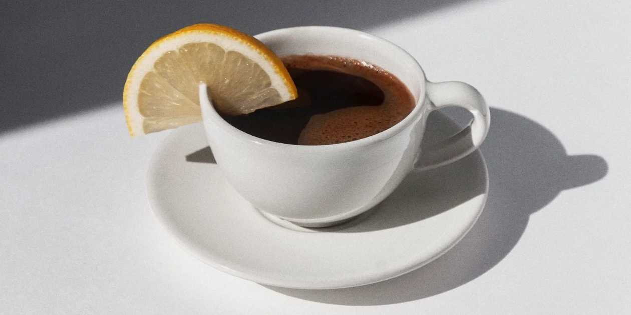Black Coffee with Lemon