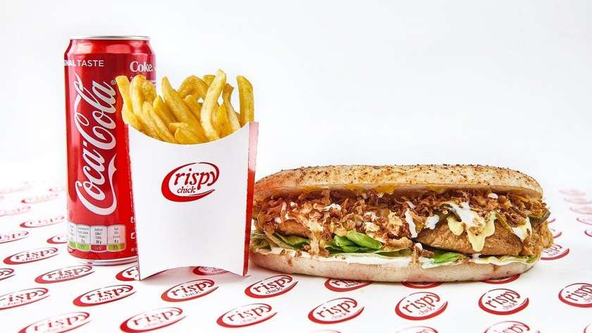 Panini sandwich set with fried onions