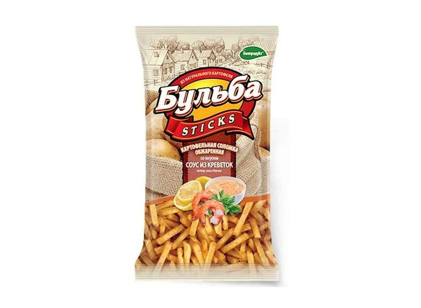 "Бульба" Sticks Krevetka sousu 75 qr
