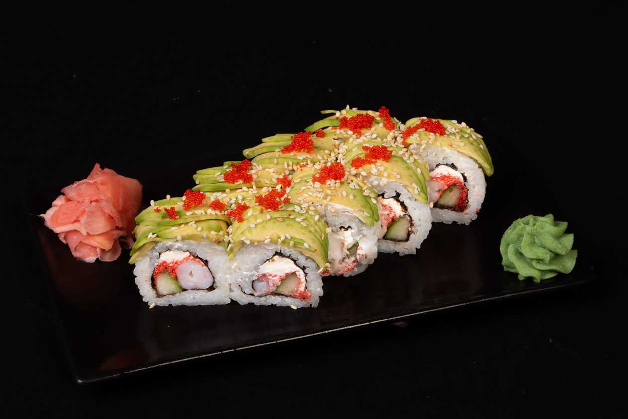 13. Avocado ebi maki