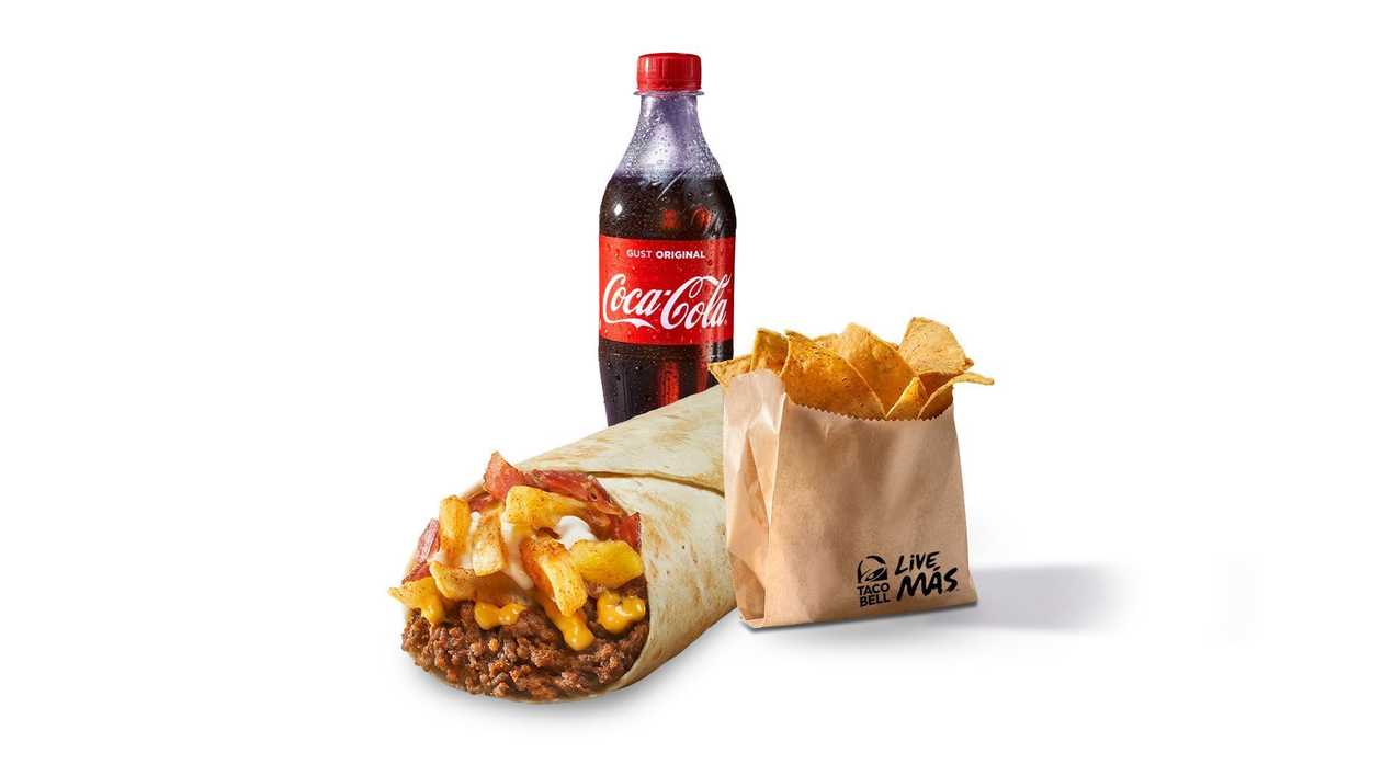 Meniu Cheesy Bacon Fries Burrito (preț fără băutură)