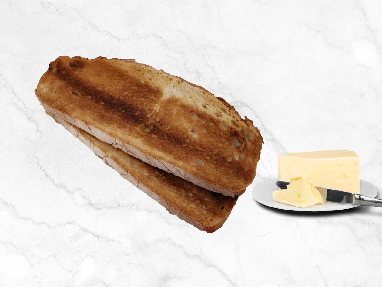 Toast w/ Butter in "Alentejano" Bread