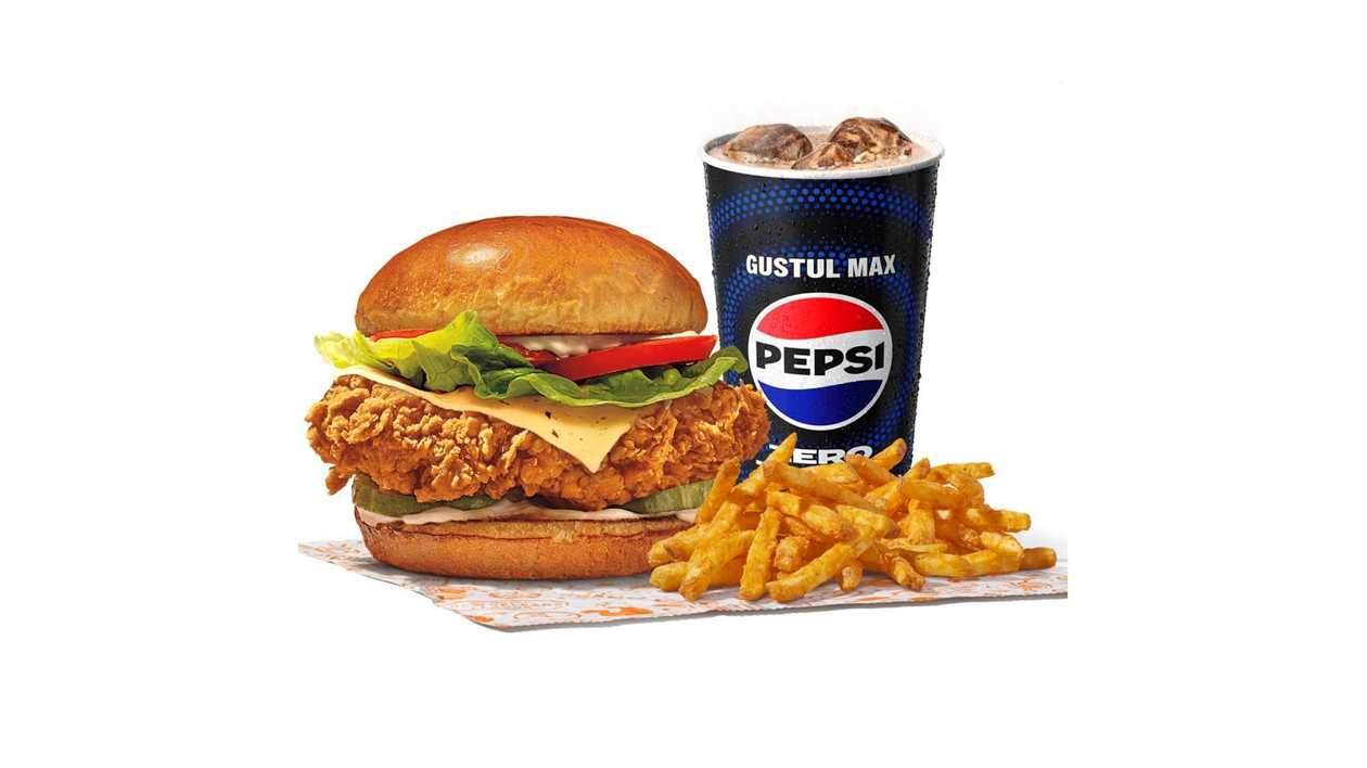 Chicken Sandwich Deluxe Large Meal