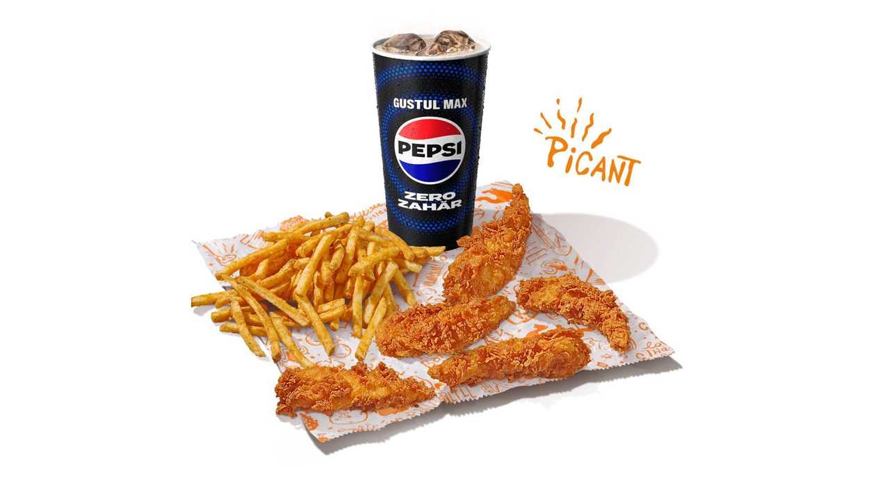 5 pc. Spicy Chicken Tenders Large Meal