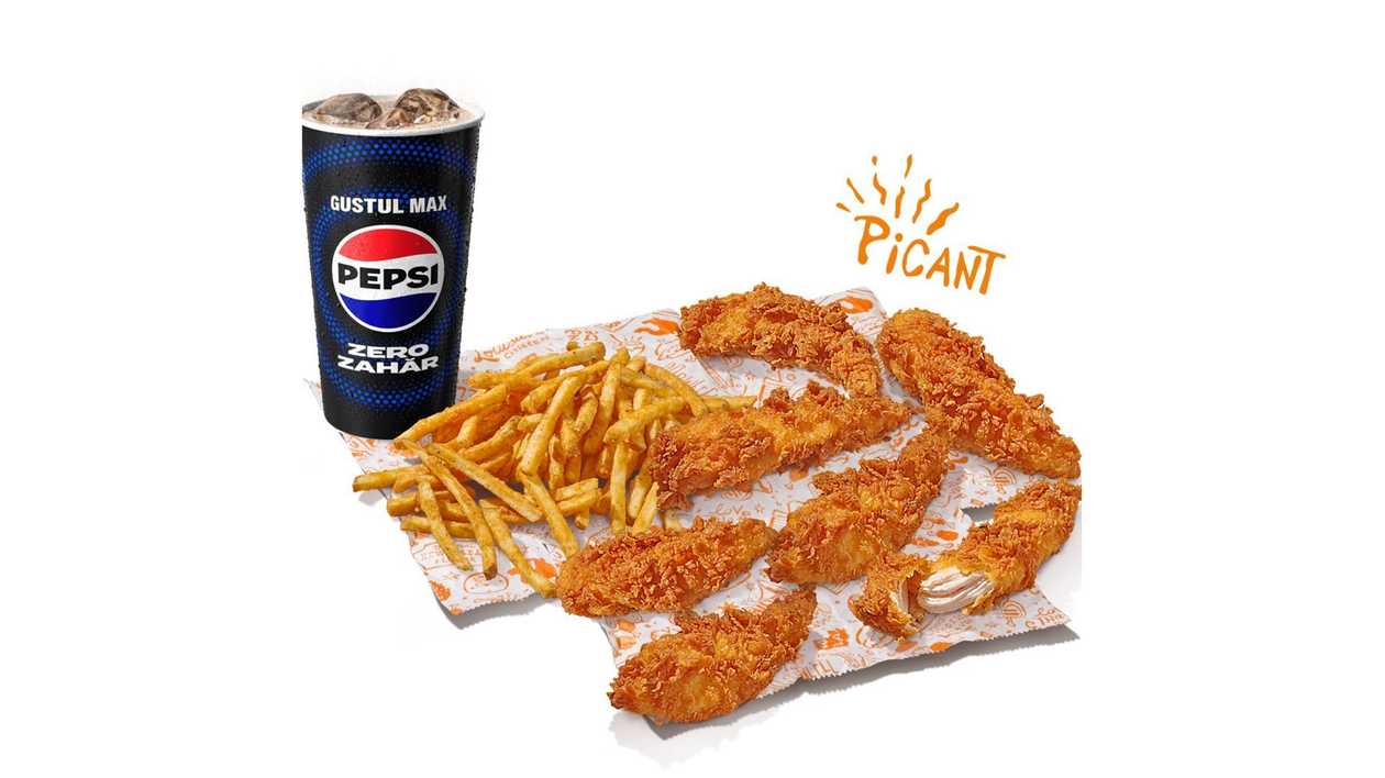 8 pc. Spicy Chicken Tenders Large Meal