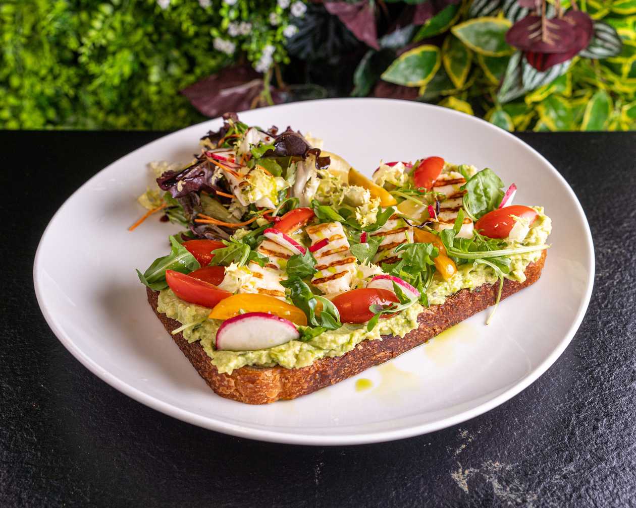 Grilled Halloumi Toast
