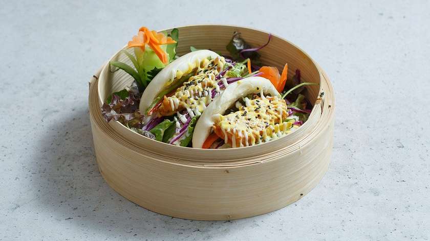 Vegan Chicken Bao Buns