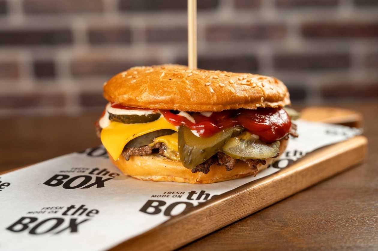Double smash burger