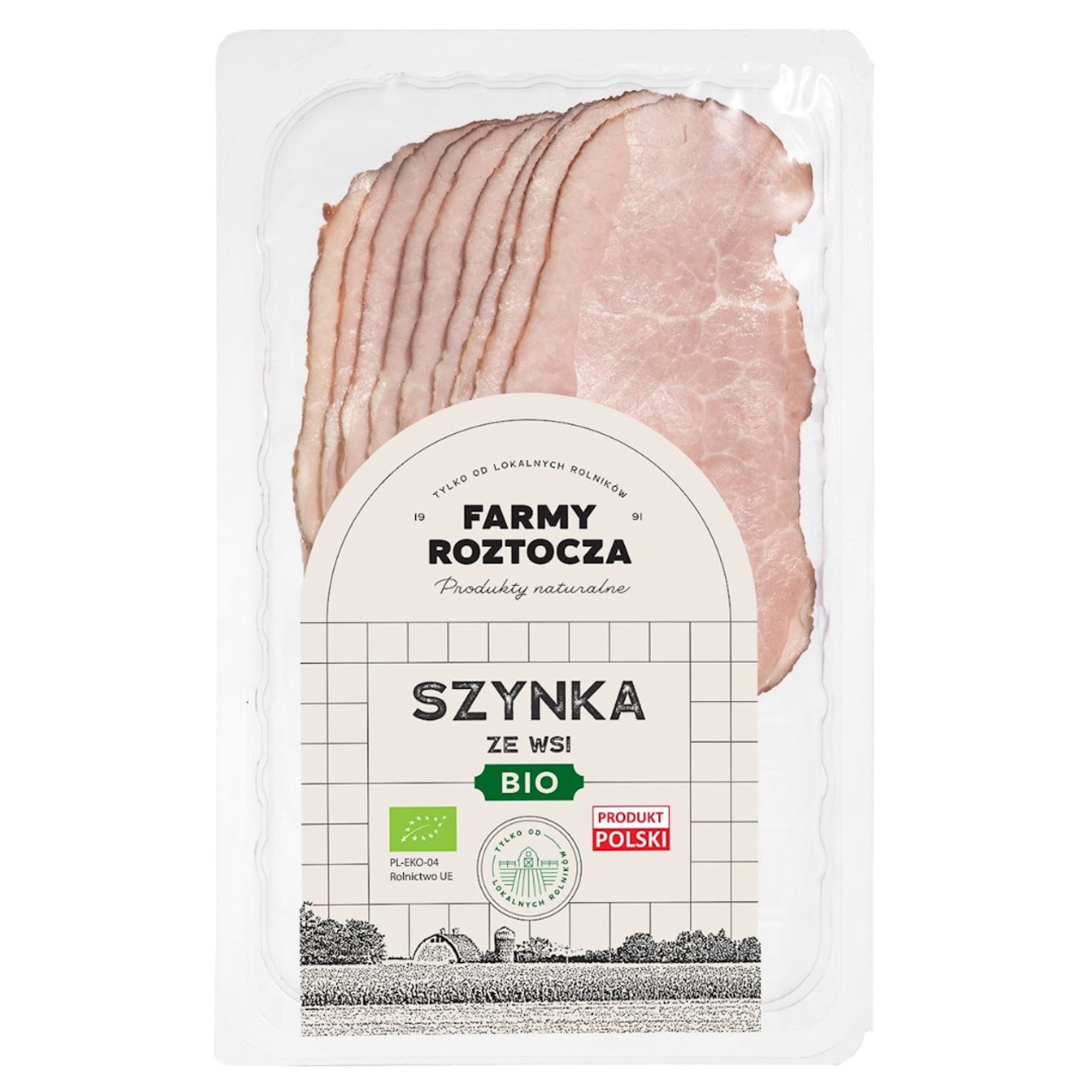 Szynka ze Wsi Plastry Farmy Roztocza BIO 100g (expires soon)