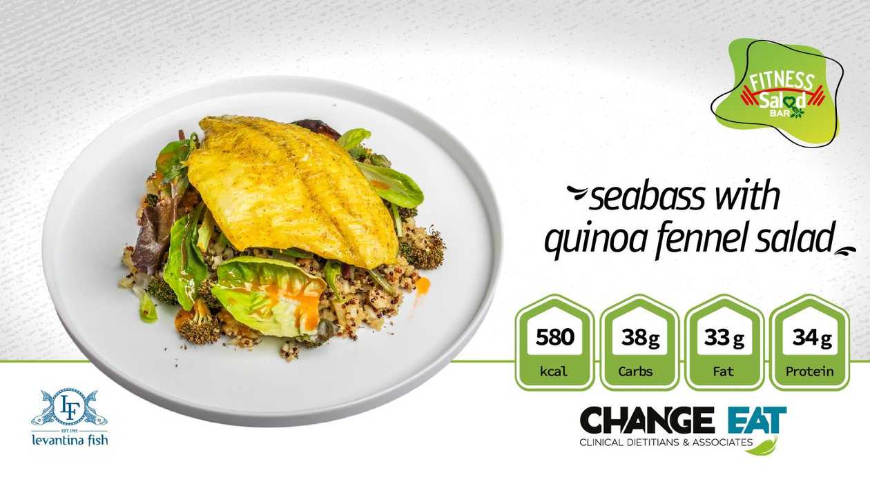 *New* SEABASS with Quinoa Salad