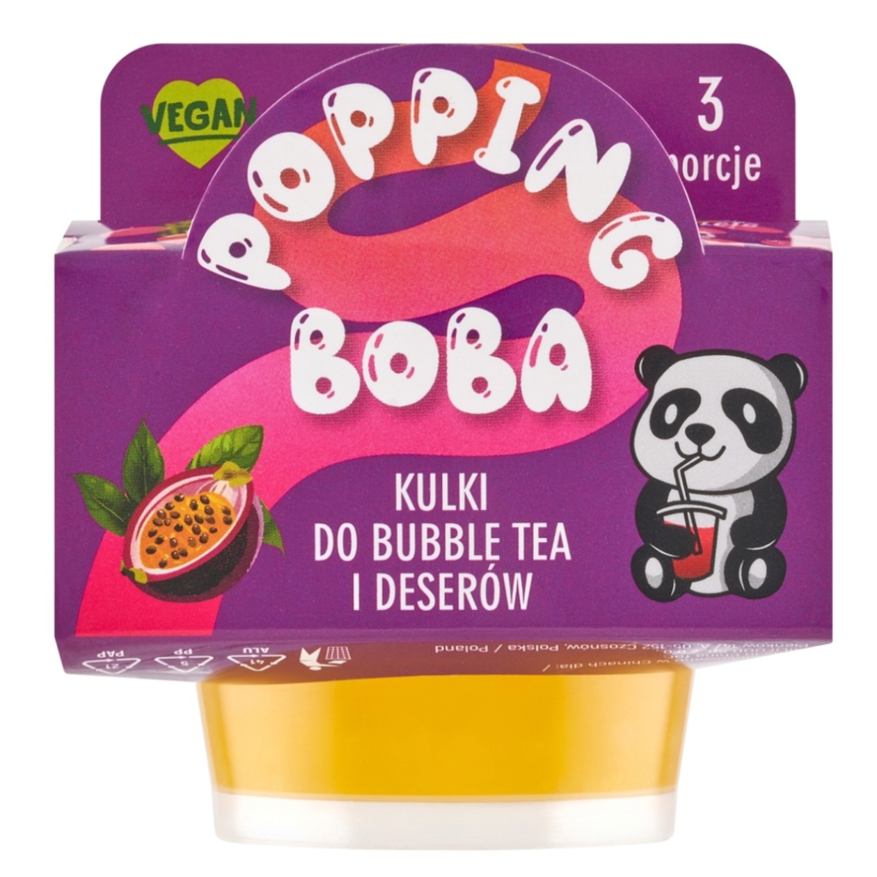 Kuleczki do Bubble Tea o Smaku Marakui Popping Boba 130g (expires soon)