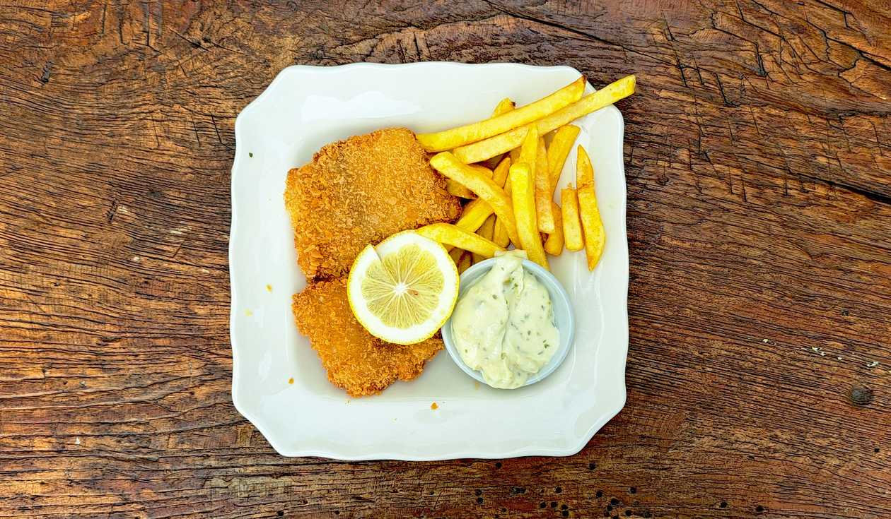 Guinness - battered fish and chips