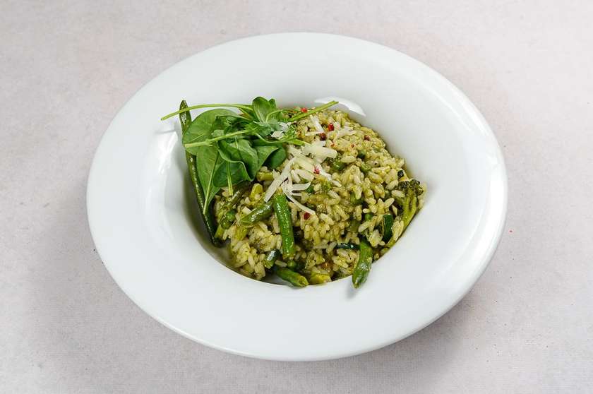 Risotto with Green Vegetables