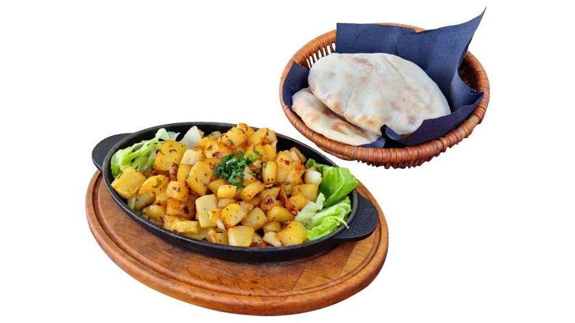 MEZZA Batata Harra i pita