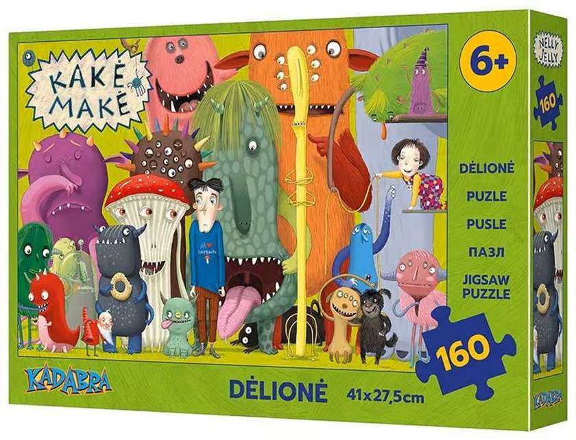 Puzzle Kakė Makė Monstromania (160 pcs)