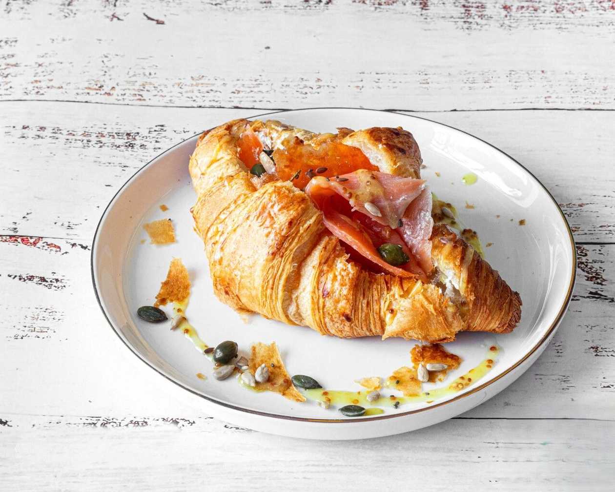 Croissant de Salmão Fumado