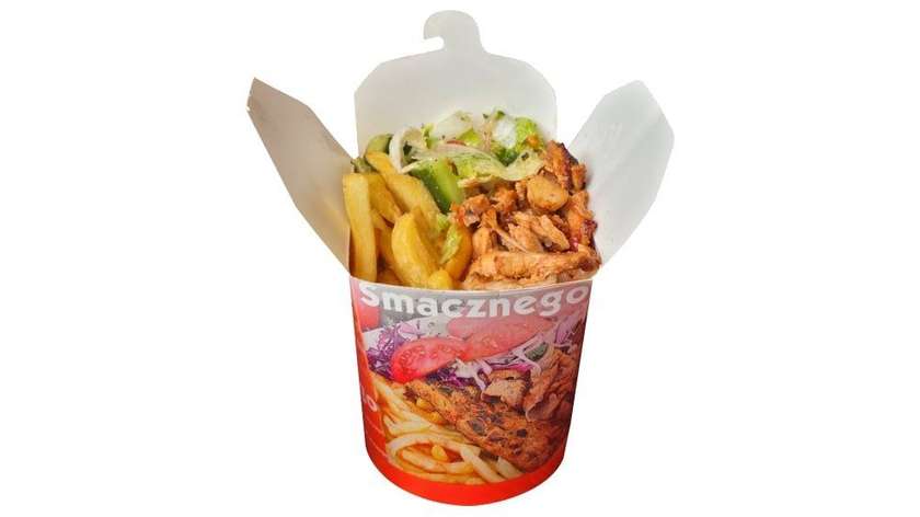 BOX duży chicken GYROS