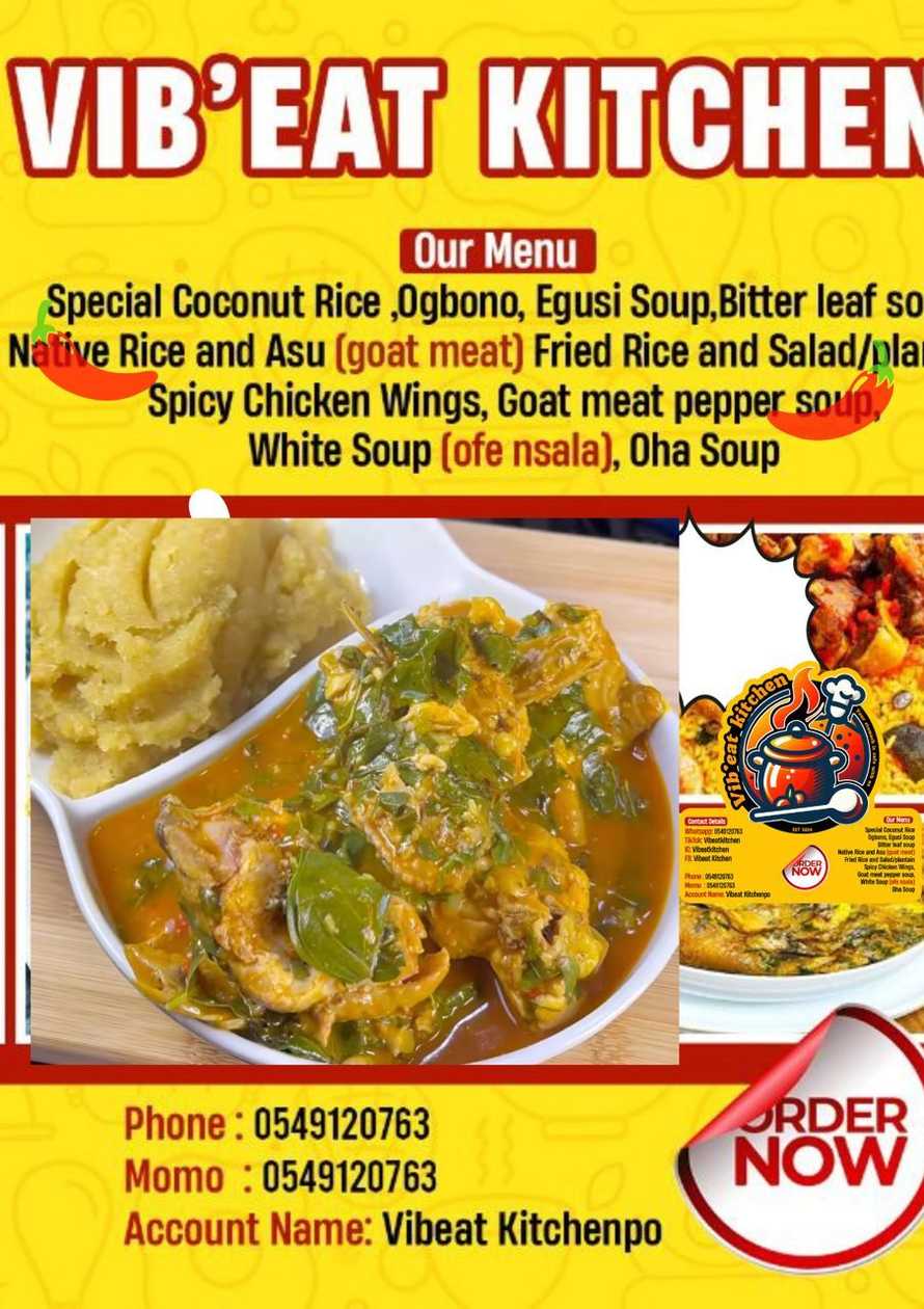 Oha Soup and Eba