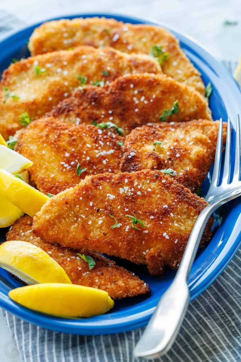 Breaded cheese meal