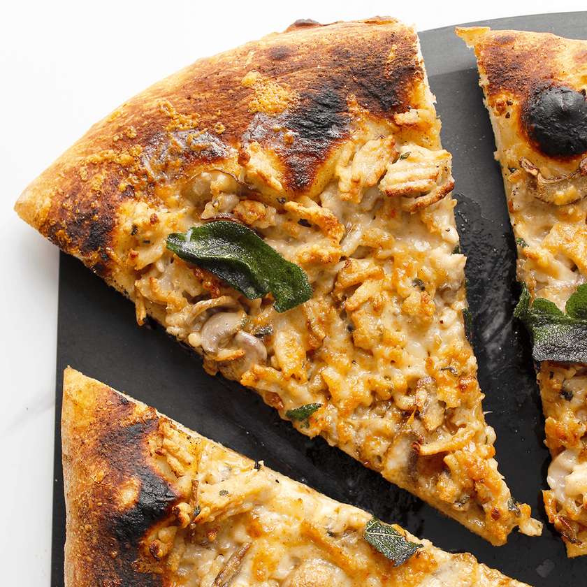 Chicken Mushroom Pizza