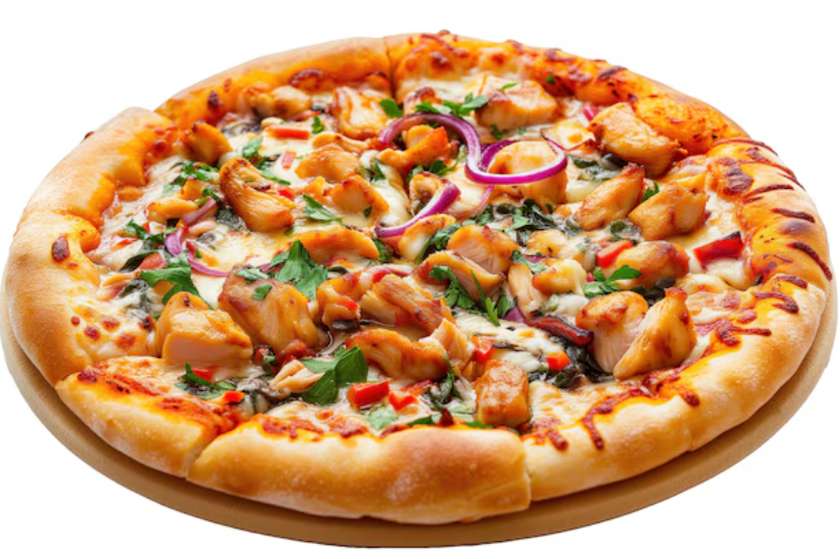 Chicken BBQ Mega Pizza