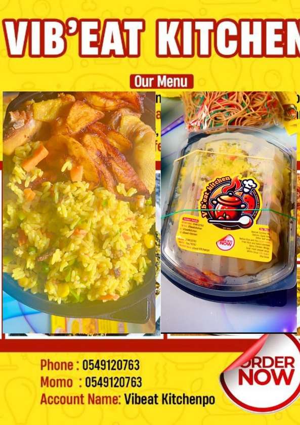 Fried Rice and with Salad or Plantain (Dodo)