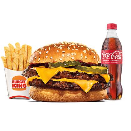 Menu Double Cheeseburger BBQ