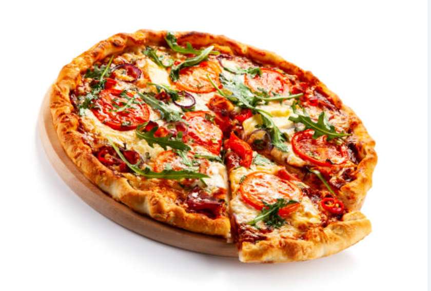 Turkey Ham & Cheese Mega Pizza