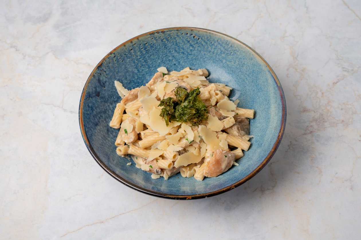 Rigatoni Chicken & Mushrooms  ( Main Course )