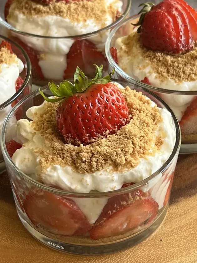 Strawberry Custard