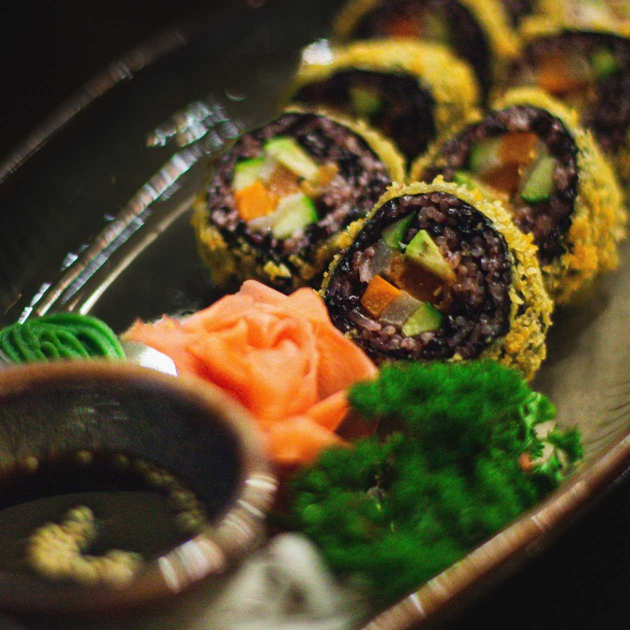 12. smažené sushi