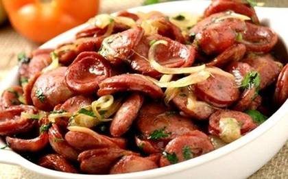 Sausage with Onions