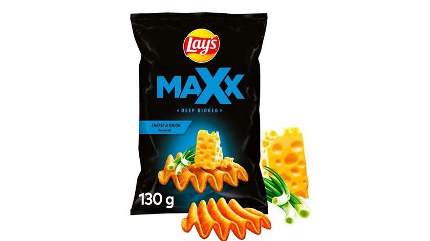 Lay's Max Ser&Cebulka Karbowane 120 g