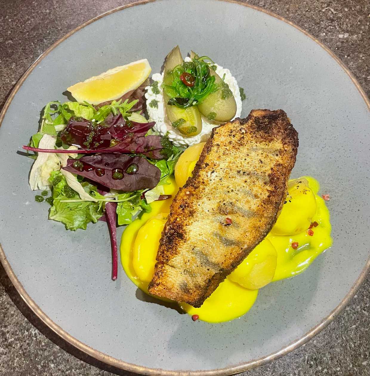 Butter Fried White Fish