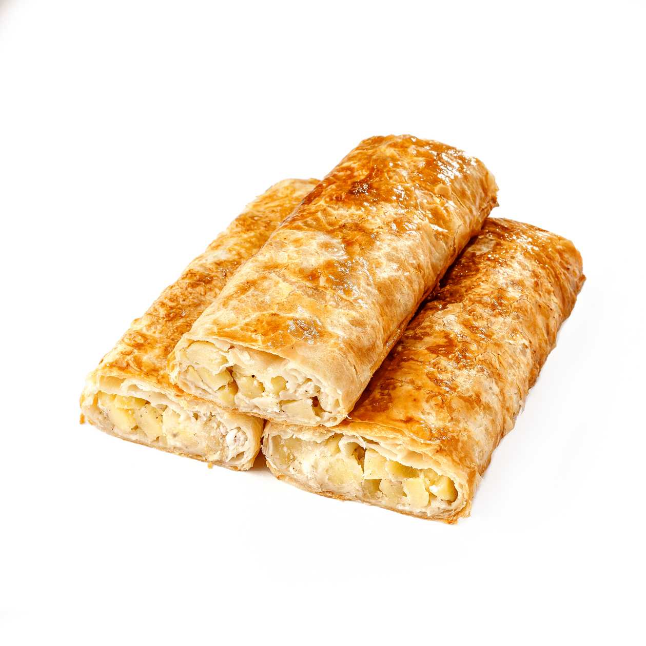 Plăcintă cu cartofi și brânză de oi - 125gr