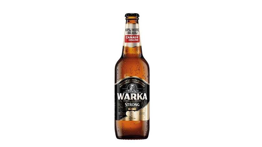 Warka Strong 0,5L but/zwr